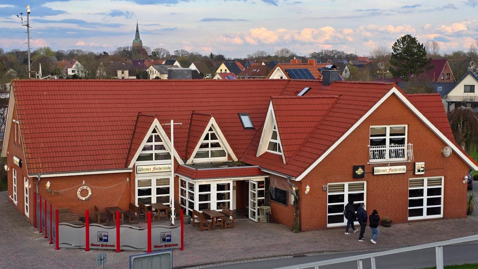 Ferienwohnung Wremer Strasse Wremen Exterior foto